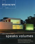 “Speaking Volumes” Architecture Magazine